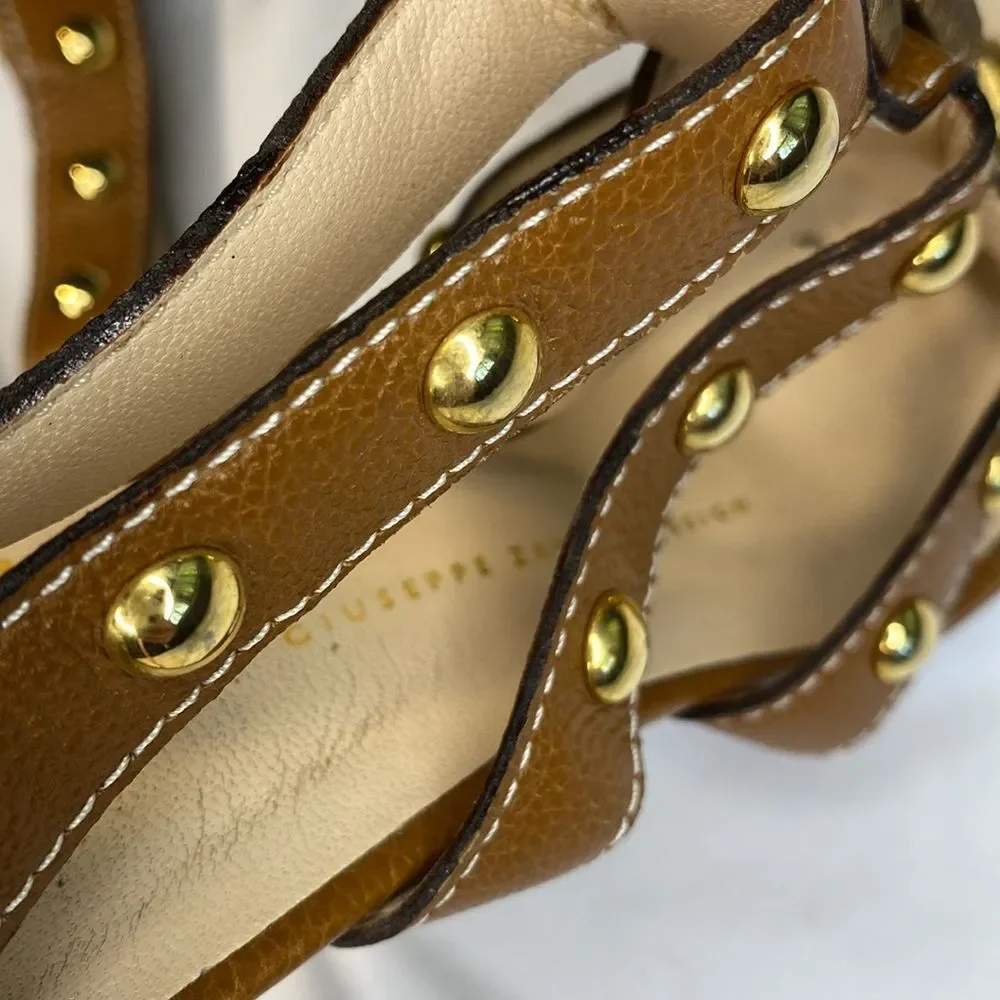 Giuseppe Zanotti Studded Gladiator Stiletto Sandals EU 36
